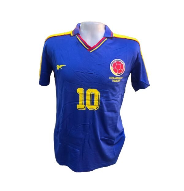 🇨🇴¡Revive la Magia del 98! Camiseta Retro Selección Colombia – Francia 1998🇨🇴