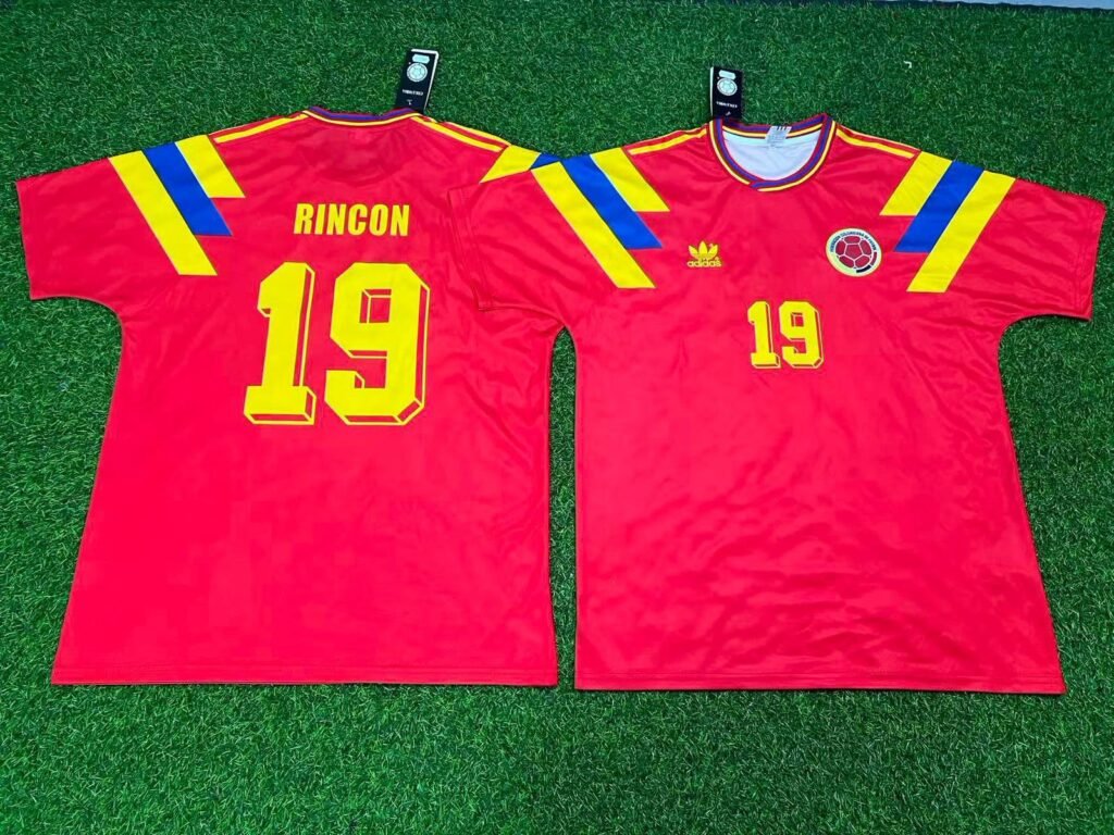 Camiseta Retro Selección Colombia 1994 - Rincon #10 (Edición Especial)