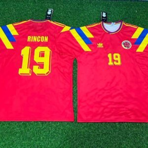Camiseta Retro Selección Colombia 1994 - Rincon #10 (Edición Especial)