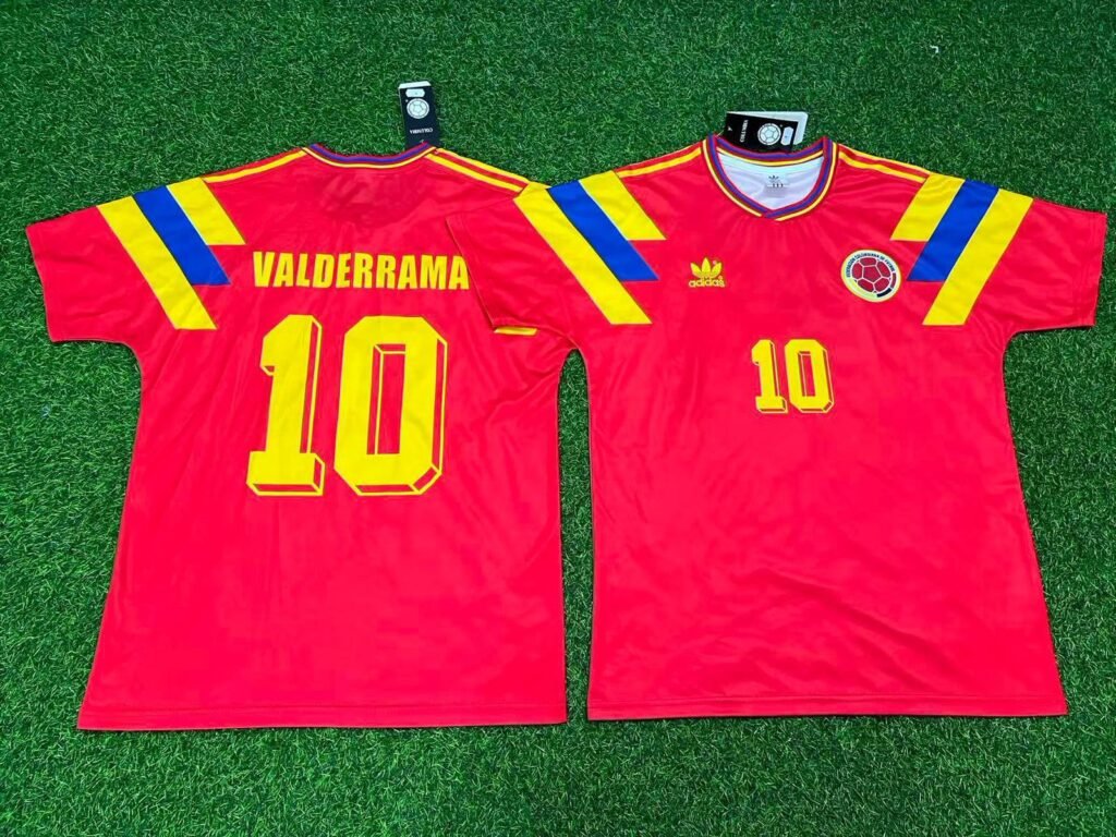 Camiseta Retro Selección Colombia 1994 - Valderrama #10 (Edición Especial)
