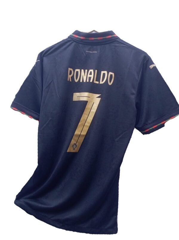 ​🇵🇹 Camiseta Portugal Edición Especial "Pantera Negra" – Cristiano Ronaldo #7