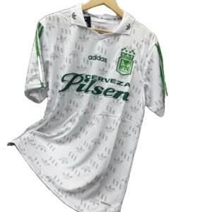 🇳🇬Camiseta Retro Atlético Nacional – Edición Especial Blanca🇳🇬
